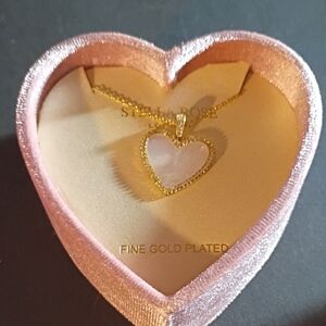 Gold-Plated Heart Necklace